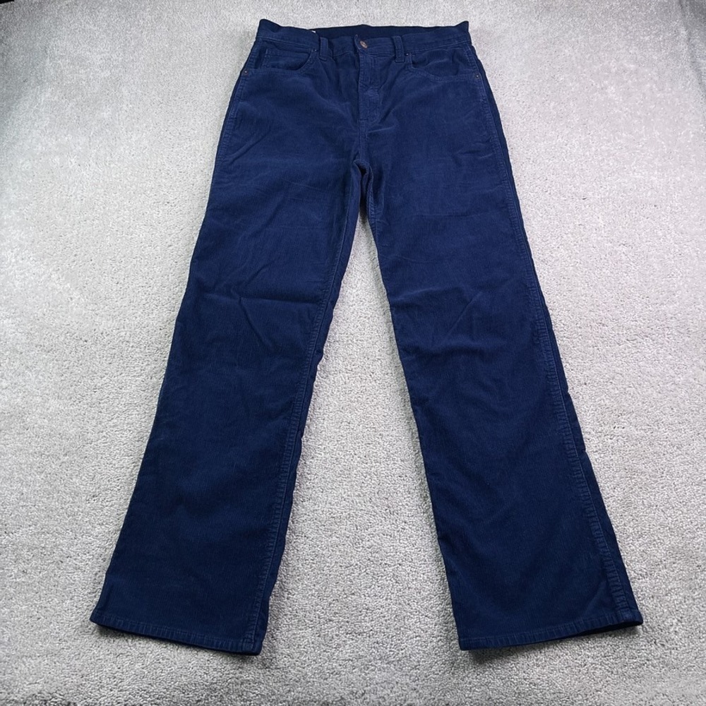 Gap Pants Womens 8 Regular Blue Corduroy Vintage High‎ Rise Flare Stretch Cords